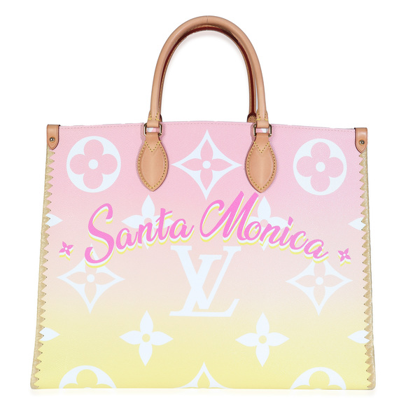 Louis Vuitton Handbags - Louis Vuitton Light Pink Monogram Giant By The Pool Santa Monica Onthego GM